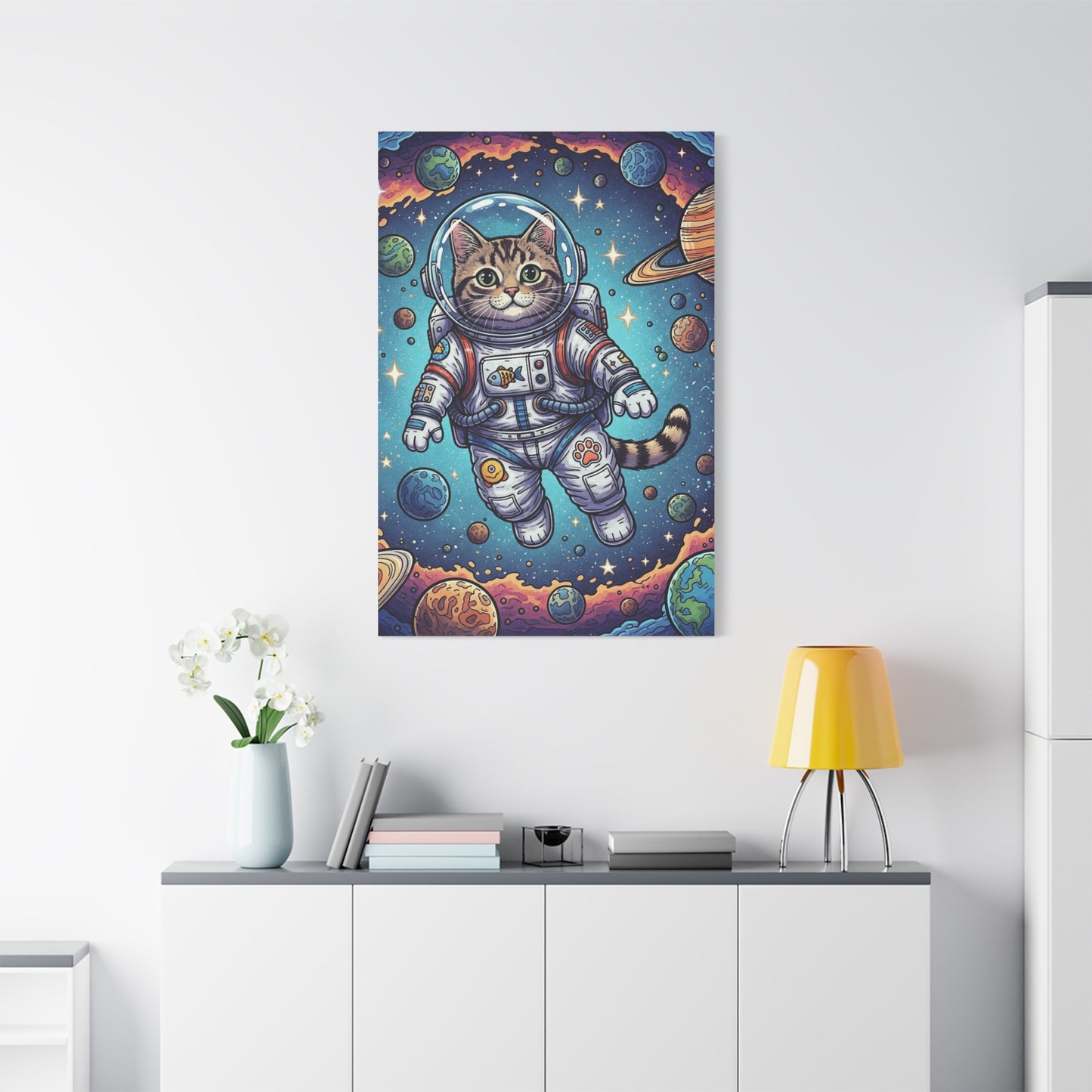 Astronaut Cat - Canvas