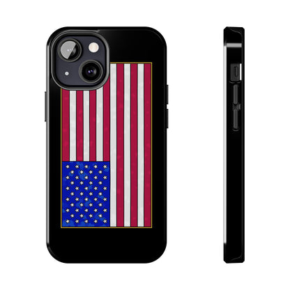 New Glory American Flag (Gold Edge Edition) - Phone Case