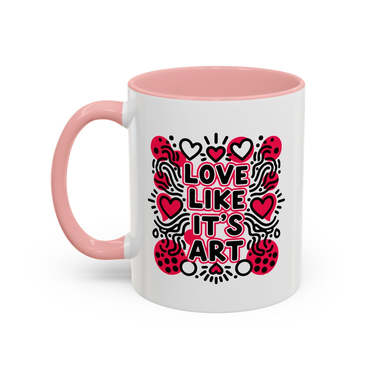 Love Like It’s Art - Color Accent Mug