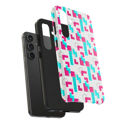 Retro Geometric Vibes - Phone Case
