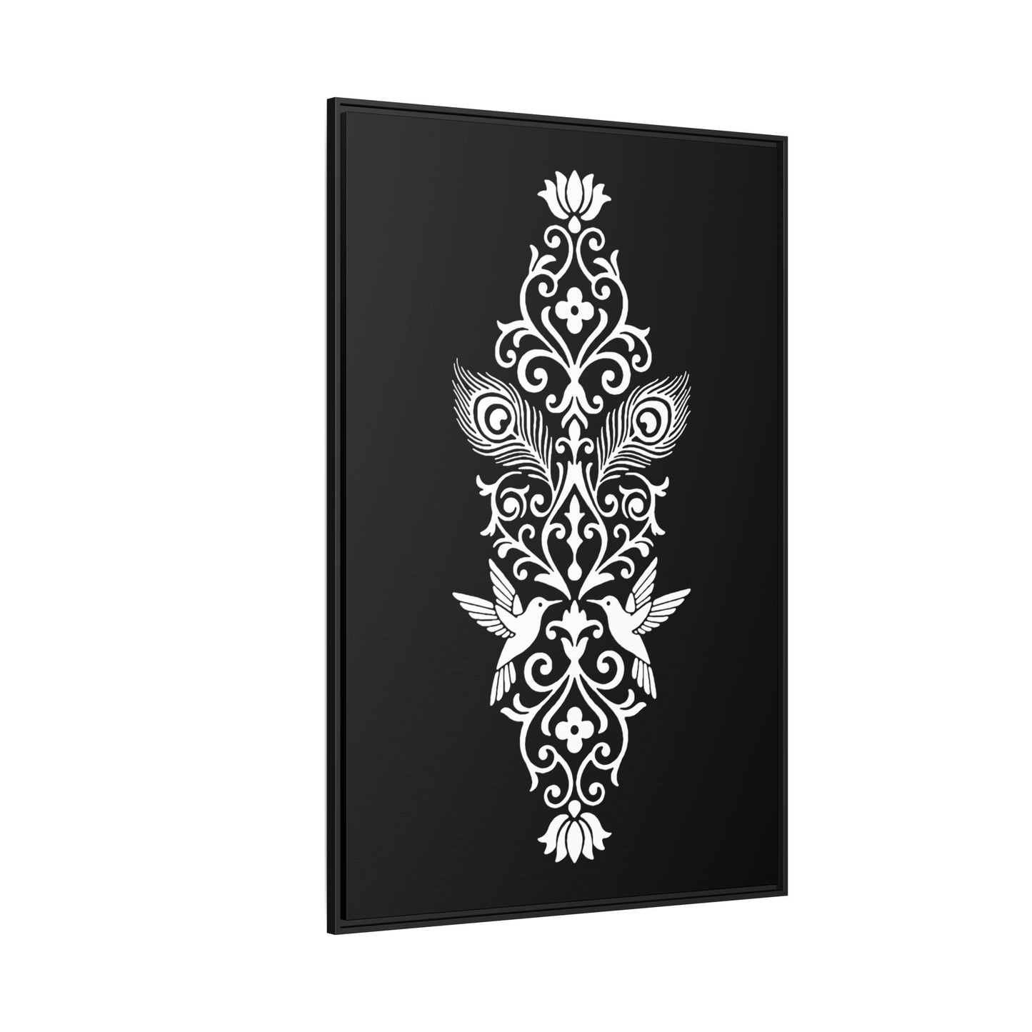 Hummingbird Soulmates - Framed Canvas