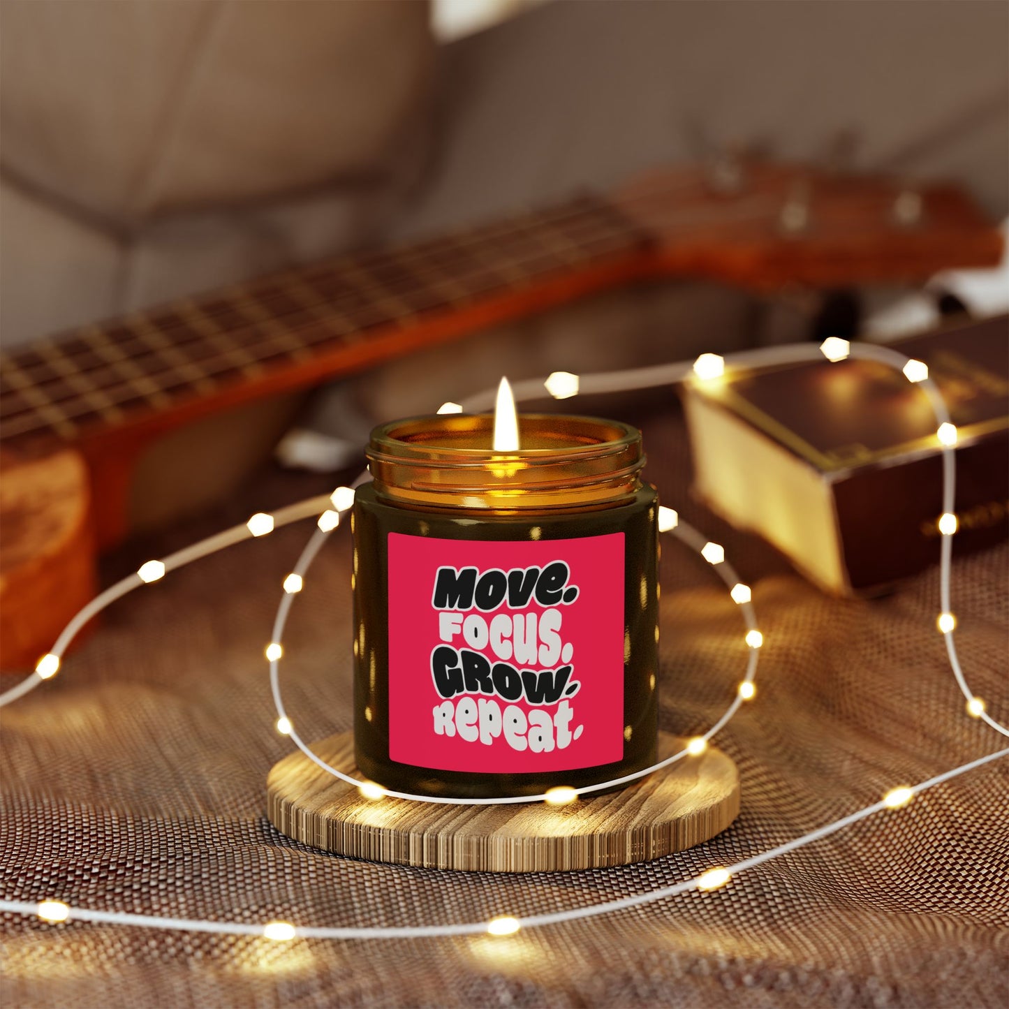 Move. Focus. Grow. Repeat. - Scented Candle