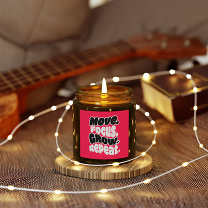 Move. Focus. Grow. Repeat. - Scented Candle