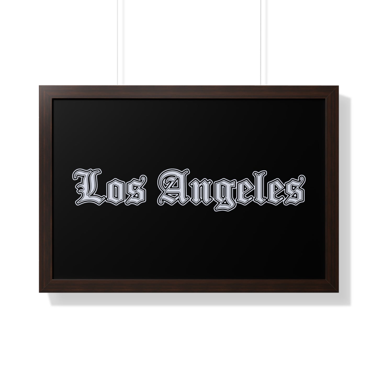 Los Angeles - Silver Edition - Framed Poster