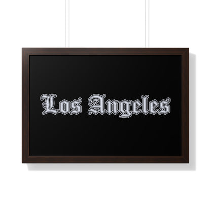 Los Angeles - Silver Edition - Framed Poster