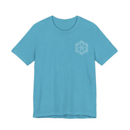 Unisex Boho Mandala Tee, Relaxed Fit Cotton Shirt, Perfect for Yoga Lovers, Meditation, Gift for Her, Vacation Wear, Everyday Comfort