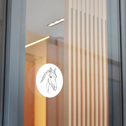 Horse Portrait Sketch - Sticker