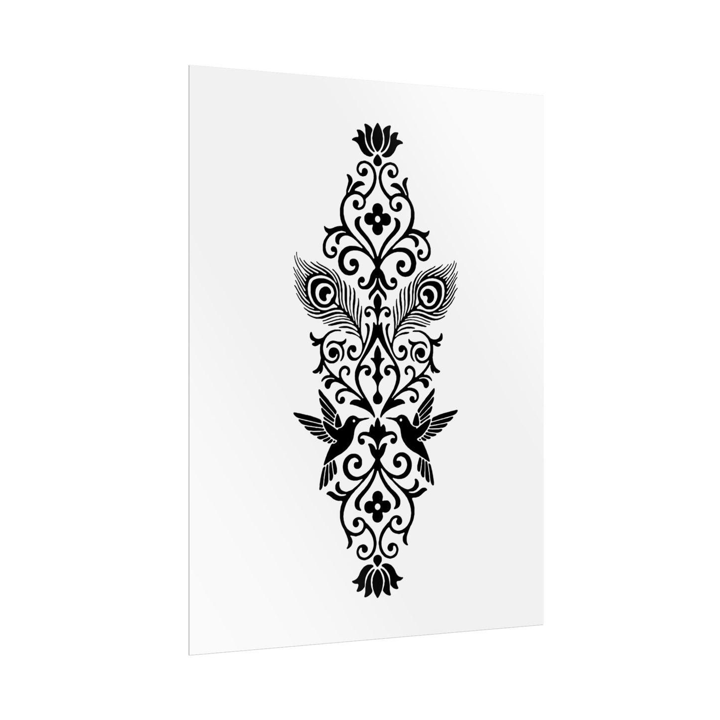 Hummingbird Soulmates - Rolled Poster