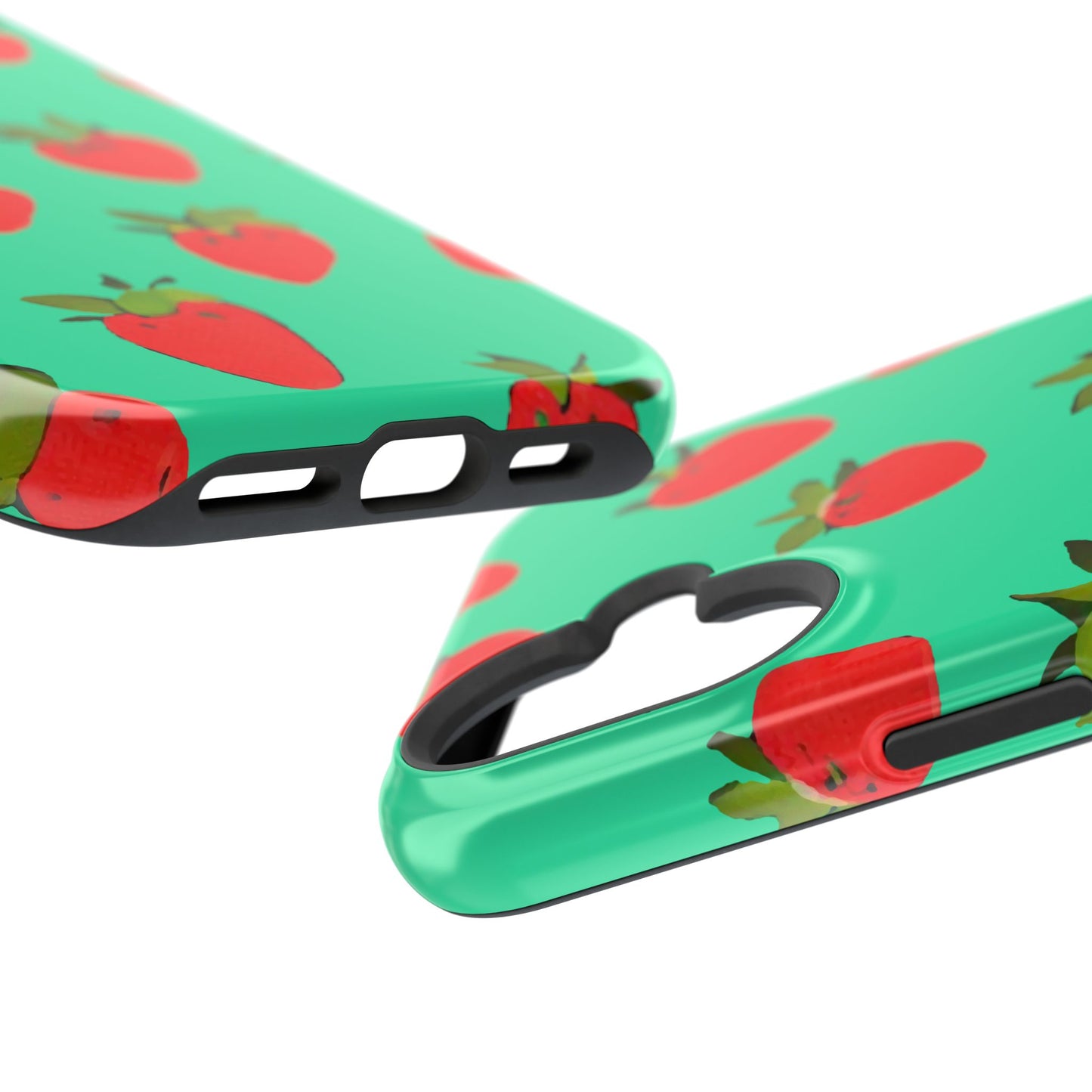 Strawberry Pattern - Magnetic Phone Case