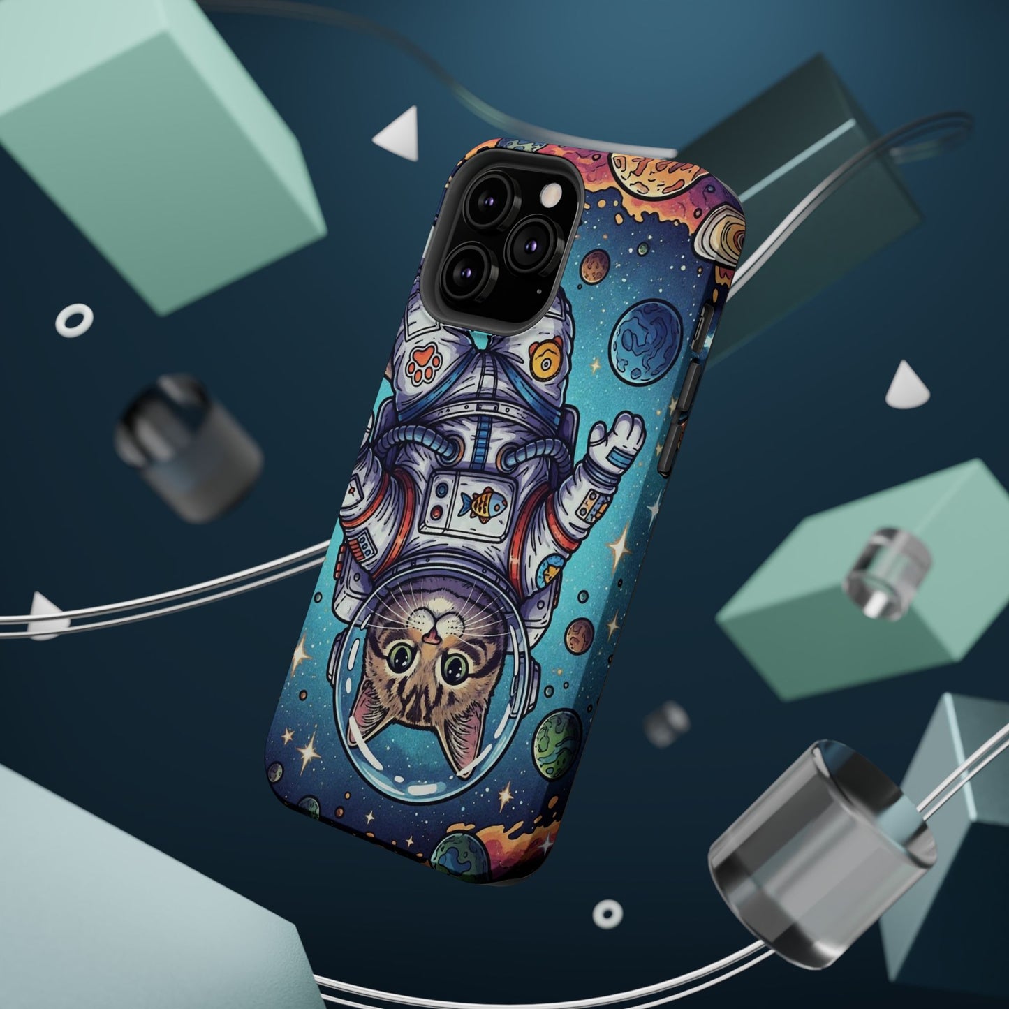 Astronaut Cat - Magnetic Phone Case