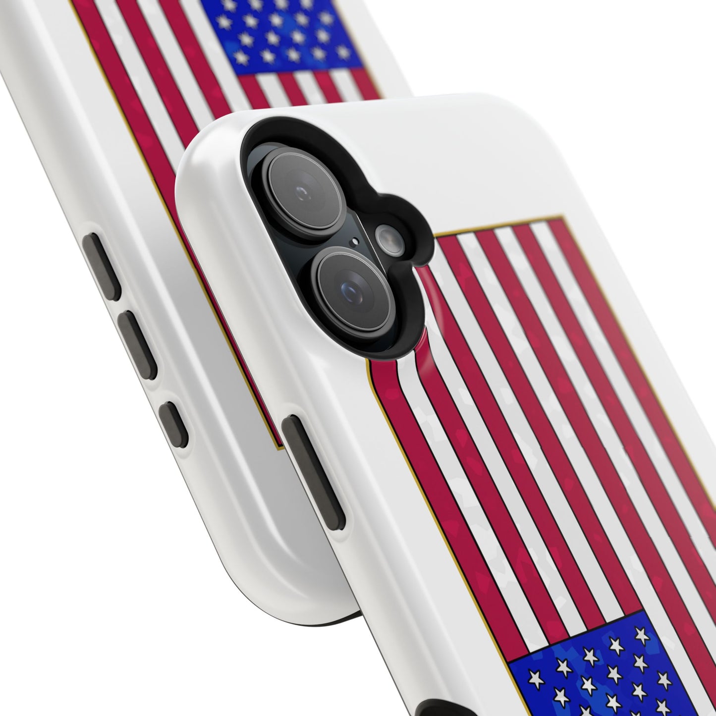 New Glory American Flag (Gold Edge Edition) - Magnetic Phone Case