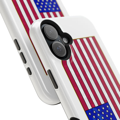 New Glory American Flag (Gold Edge Edition) - Magnetic Phone Case
