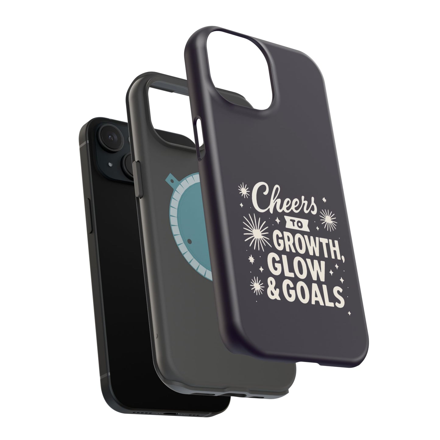 Cheers to Growth, Glow & Goals - Magnetic Phone Case