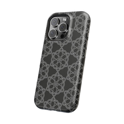 Geometric Sacred Flower - Magnetic Phone Case