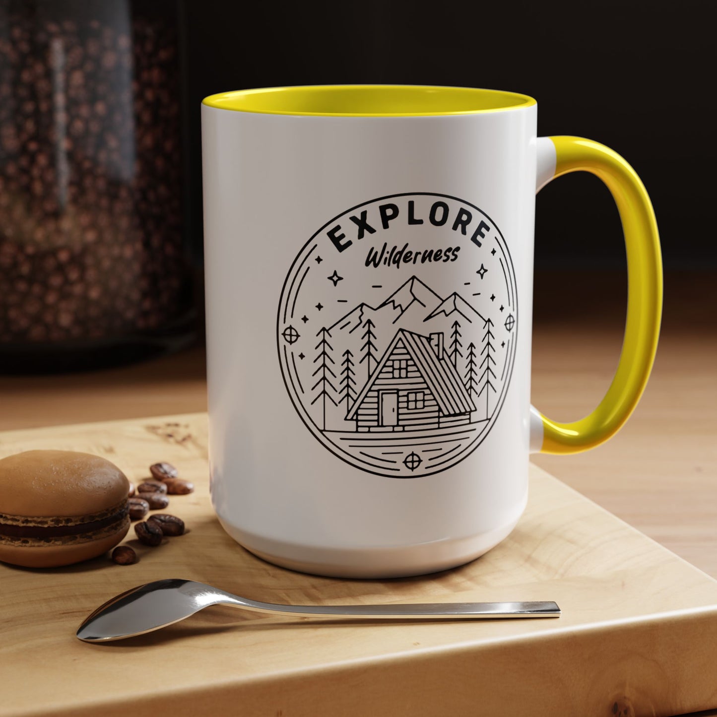 Explore Wilderness - Color Accent Mug