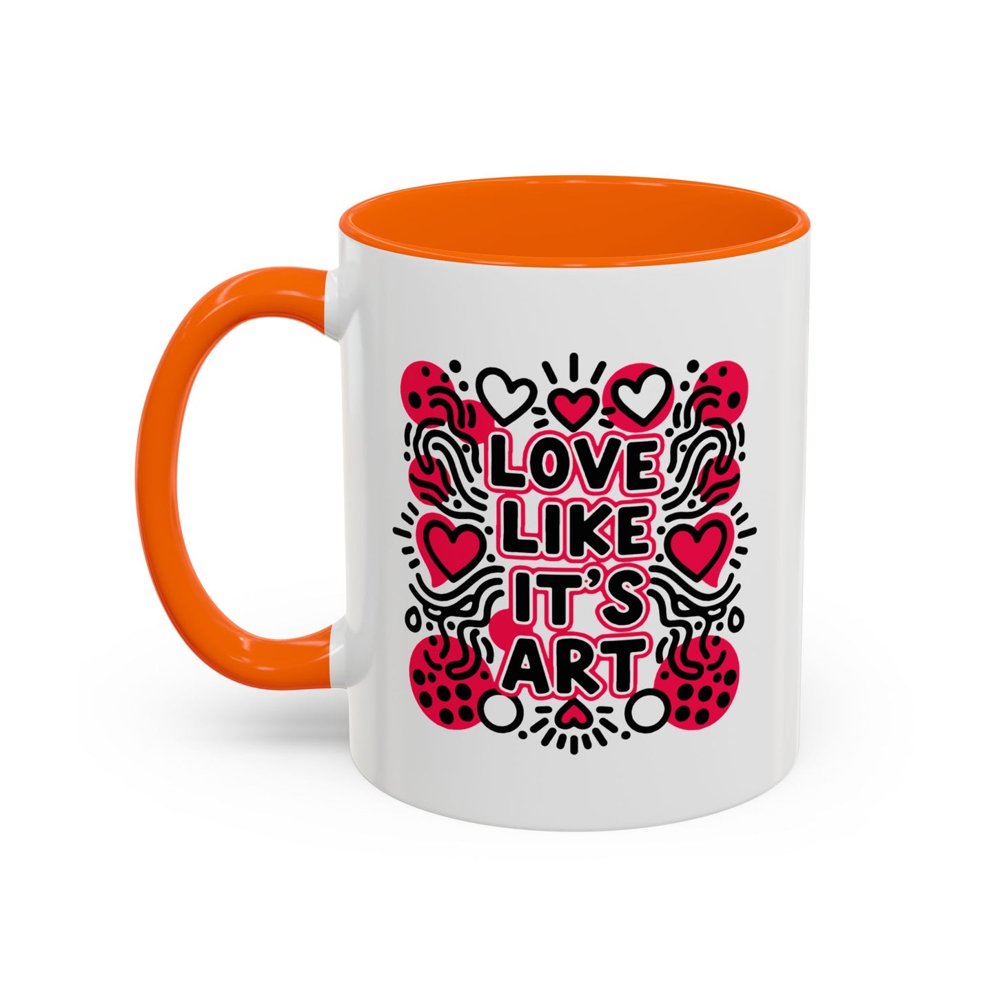 Love Like It’s Art - Color Accent Mug