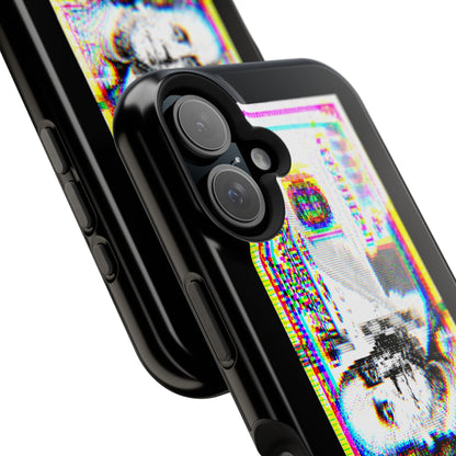100 Dollars Bill - Neon Color Explosion - Magnetic Phone Case