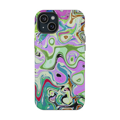 Vibrant Multi‑Color Swirl - Magnetic Phone Case
