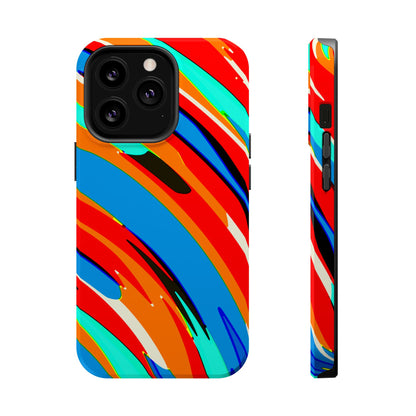 Abstract Rainbow Swirl Arc - Magnetic Phone Case