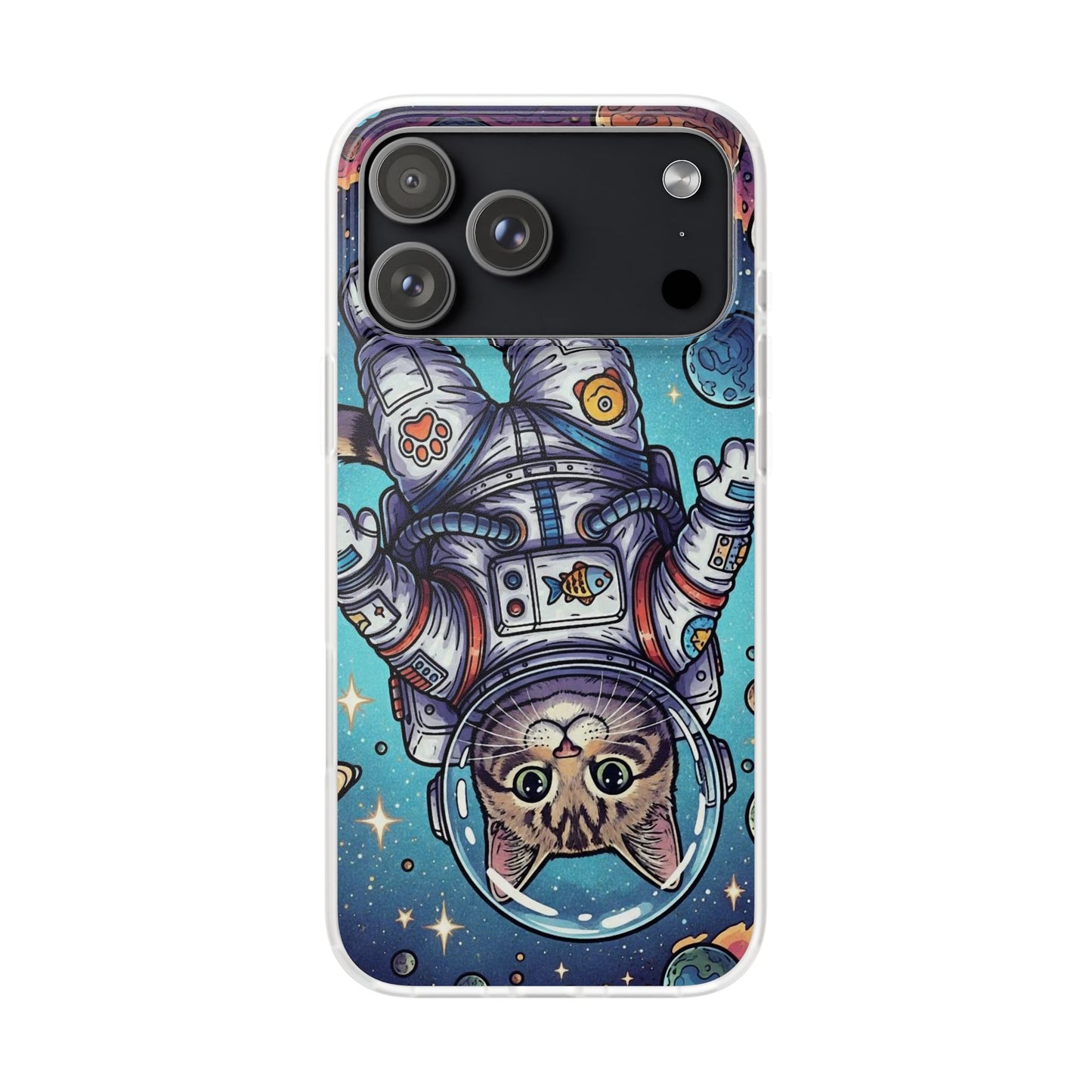Astronaut Cat - Flexi Phone Case