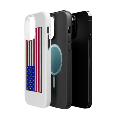 New Glory American Flag (Gold Edge Edition) - Magnetic Phone Case