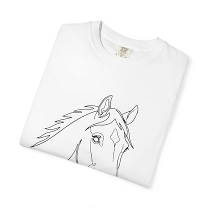 Horse Portrait Sketch - T‑Shirt