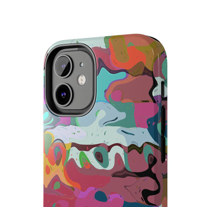 Colorful Abstract Marble - Phone Case