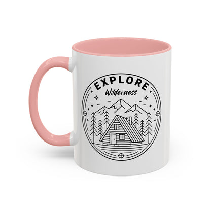 Explore Wilderness - Color Accent Mug