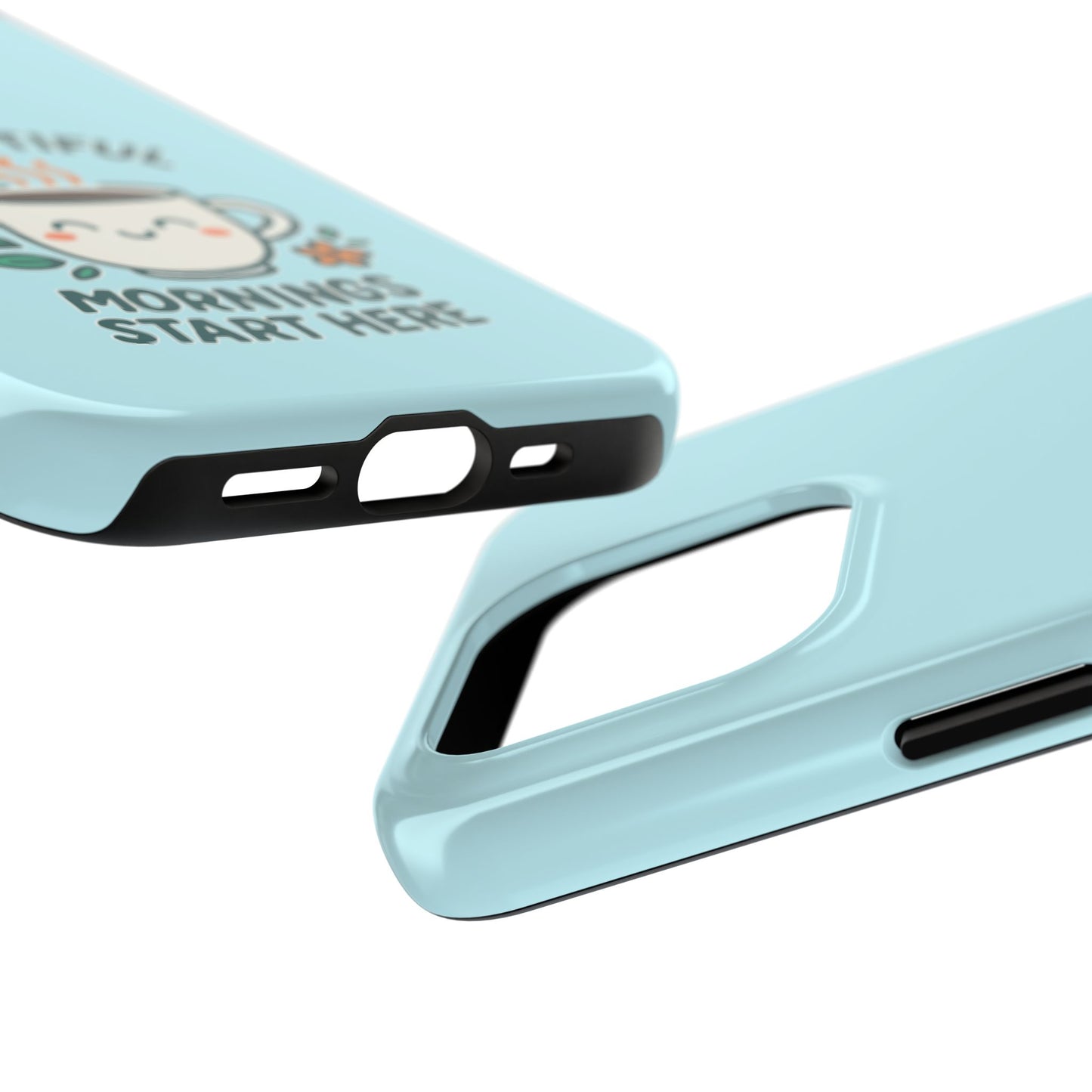 Brew-tiful Mornings Start Here - Phone Case