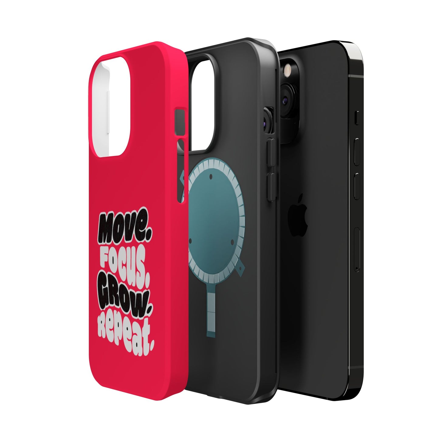 Move. Focus. Grow. Repeat. - Magnetic Phone Case