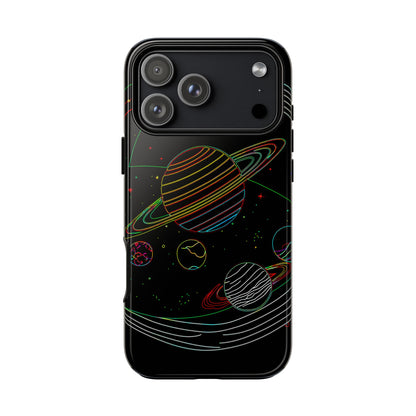 Galactic Tough Phone Case, Starry Space Protection, Unique Gift for Astronomers, Celestial Accessories, Trendy Space Lovers