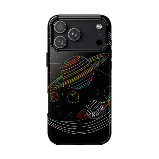 Galactic Tough Phone Case, Starry Space Protection, Unique Gift for Astronomers, Celestial Accessories, Trendy Space Lovers