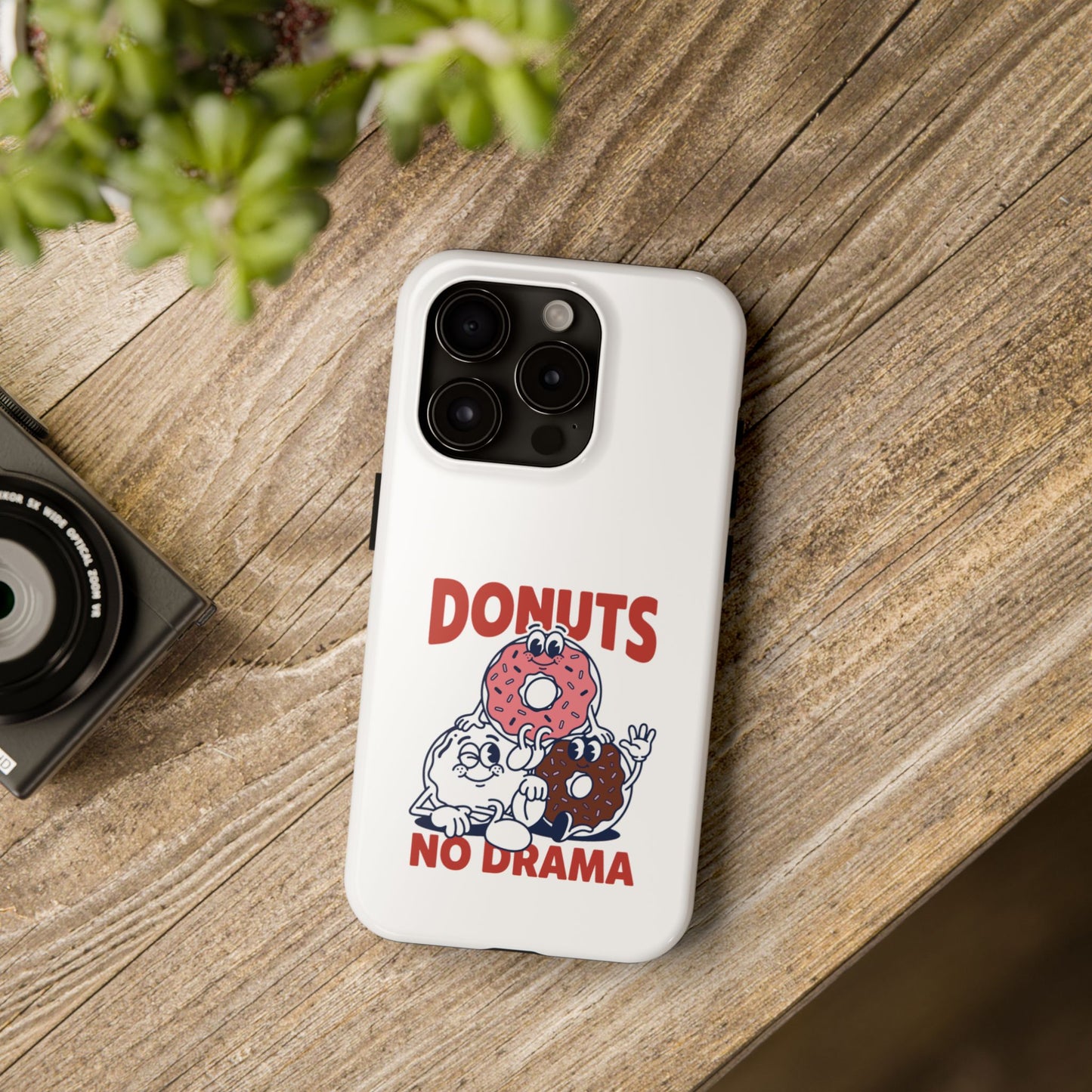 Donuts No Drama - Phone Case