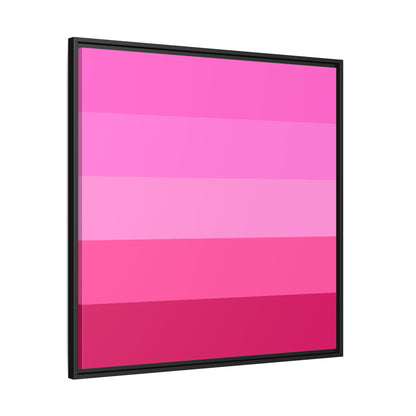 Valentine Rose Colors - Framed Canvas