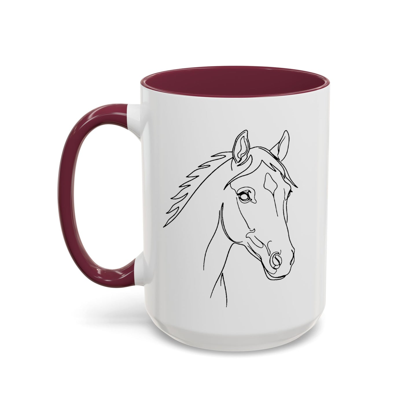 Horse Portrait Sketch - Colorful Mug