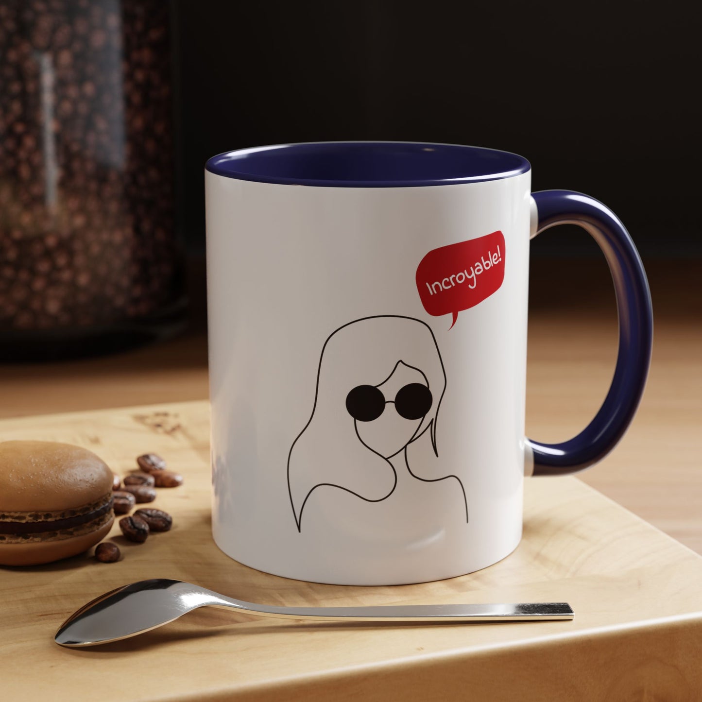 Incroyable Chic Girl - Color Accent Mug