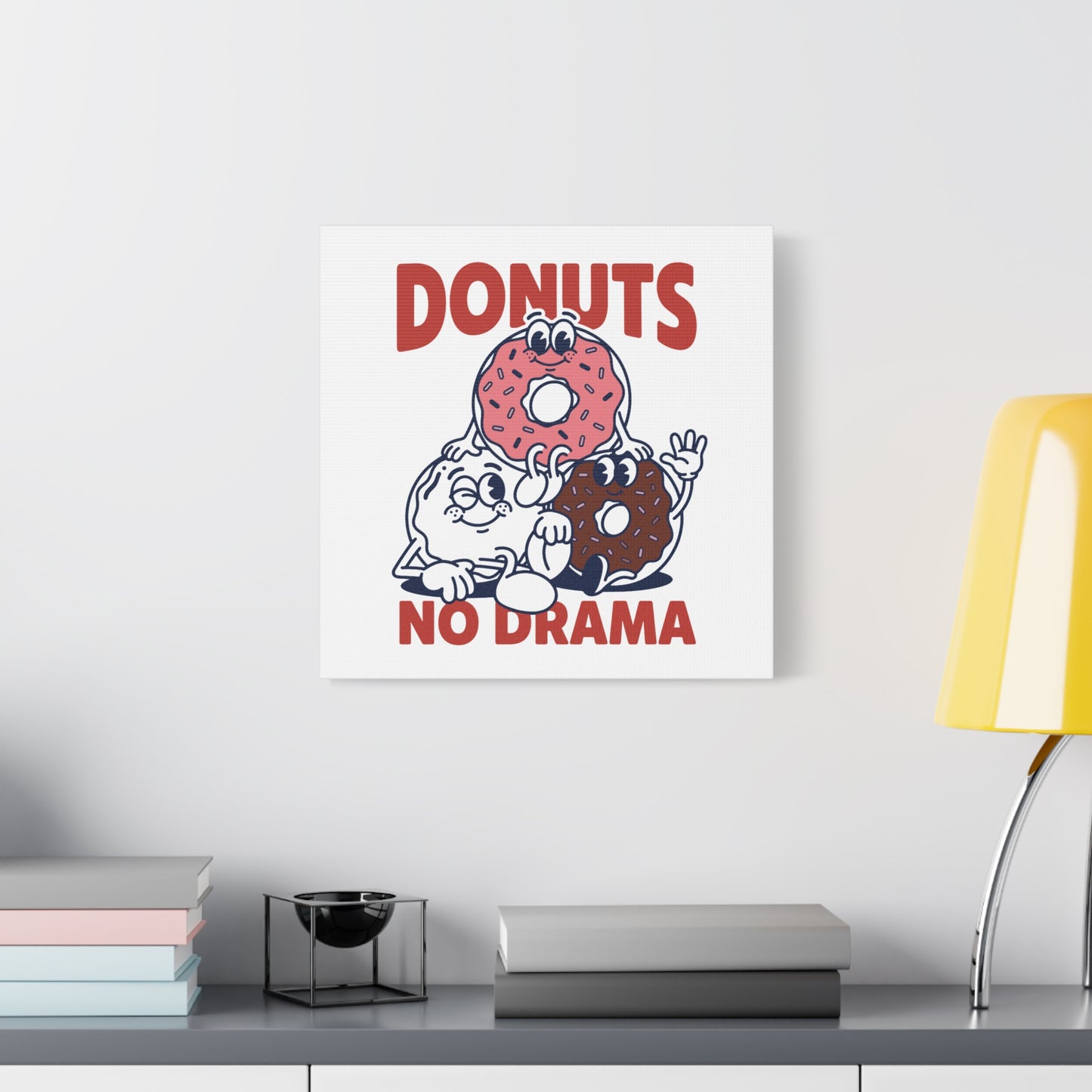 Donuts No Drama - Canvas