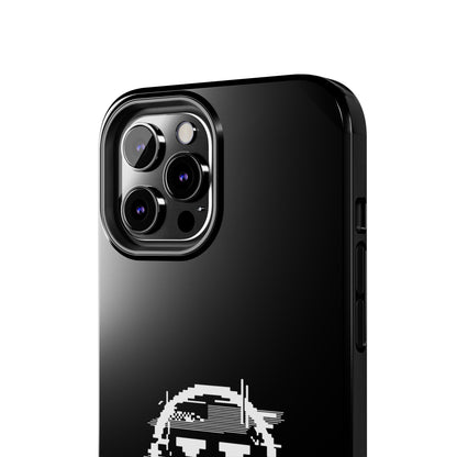 I’m Fine Glitched Smiley - Phone Case