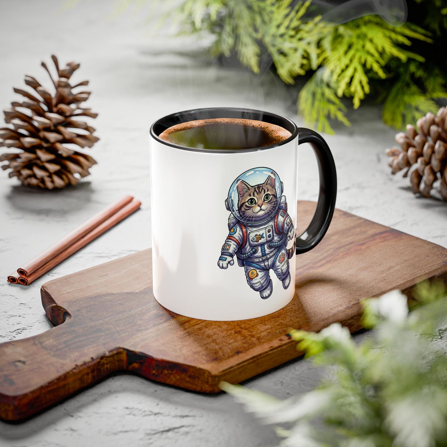 Astronaut Cat - Colorful Mug
