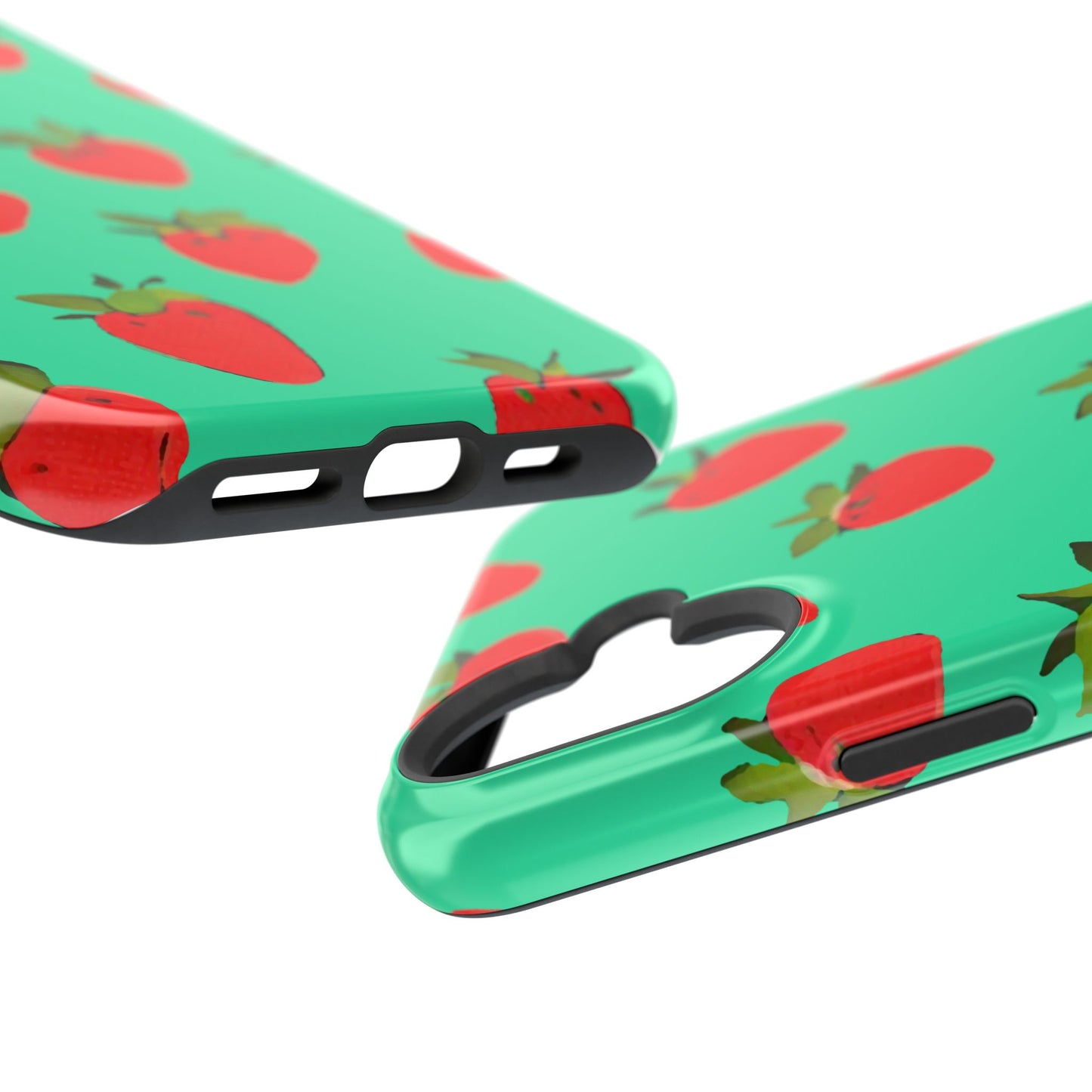 Strawberry Pattern - Magnetic Phone Case