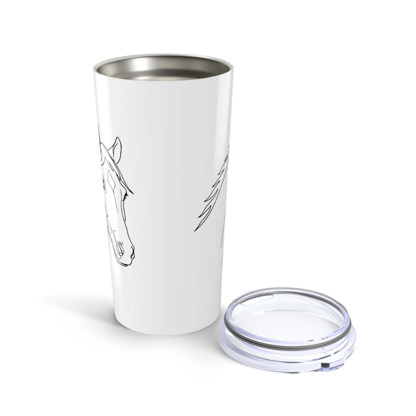 Horse Portrait Sketch - Tumbler