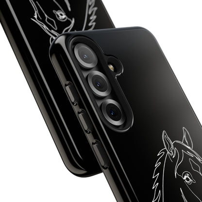 Horse Portrait Sketch - Phone Case