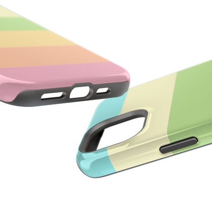 Pastel Stripes - Magnetic Phone Cover