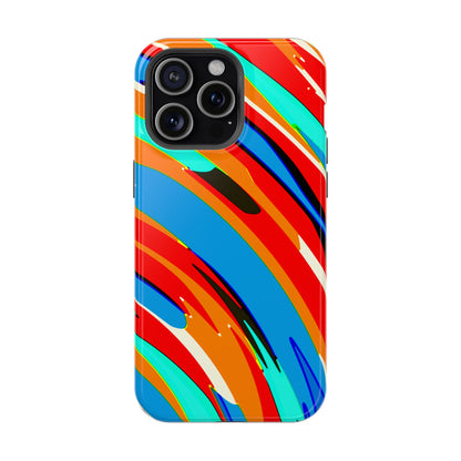 Abstract Rainbow Swirl Arc - Magnetic Phone Case