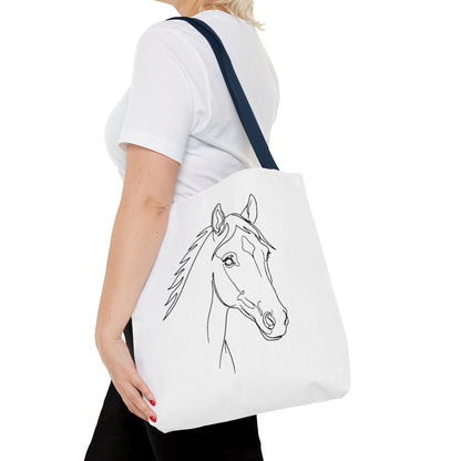 Horse Portrait Sketch - Tote Bag