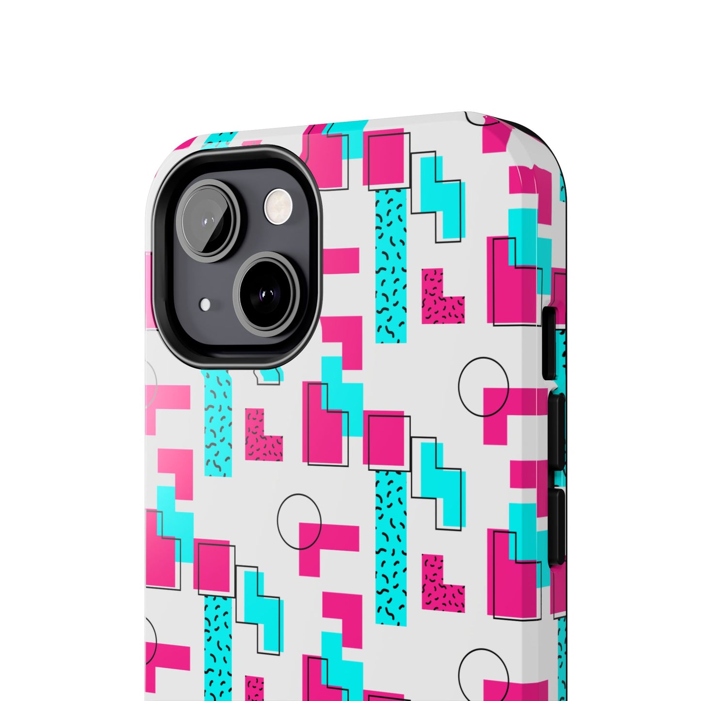 Retro Geometric Vibes - Phone Case