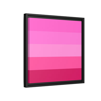 Valentine Rose Colors - Framed Canvas
