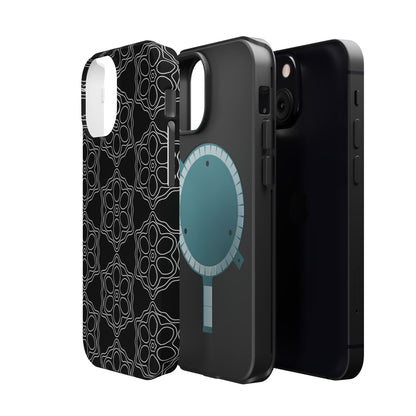 Geometric Sacred Flower - Magnetic Phone Case