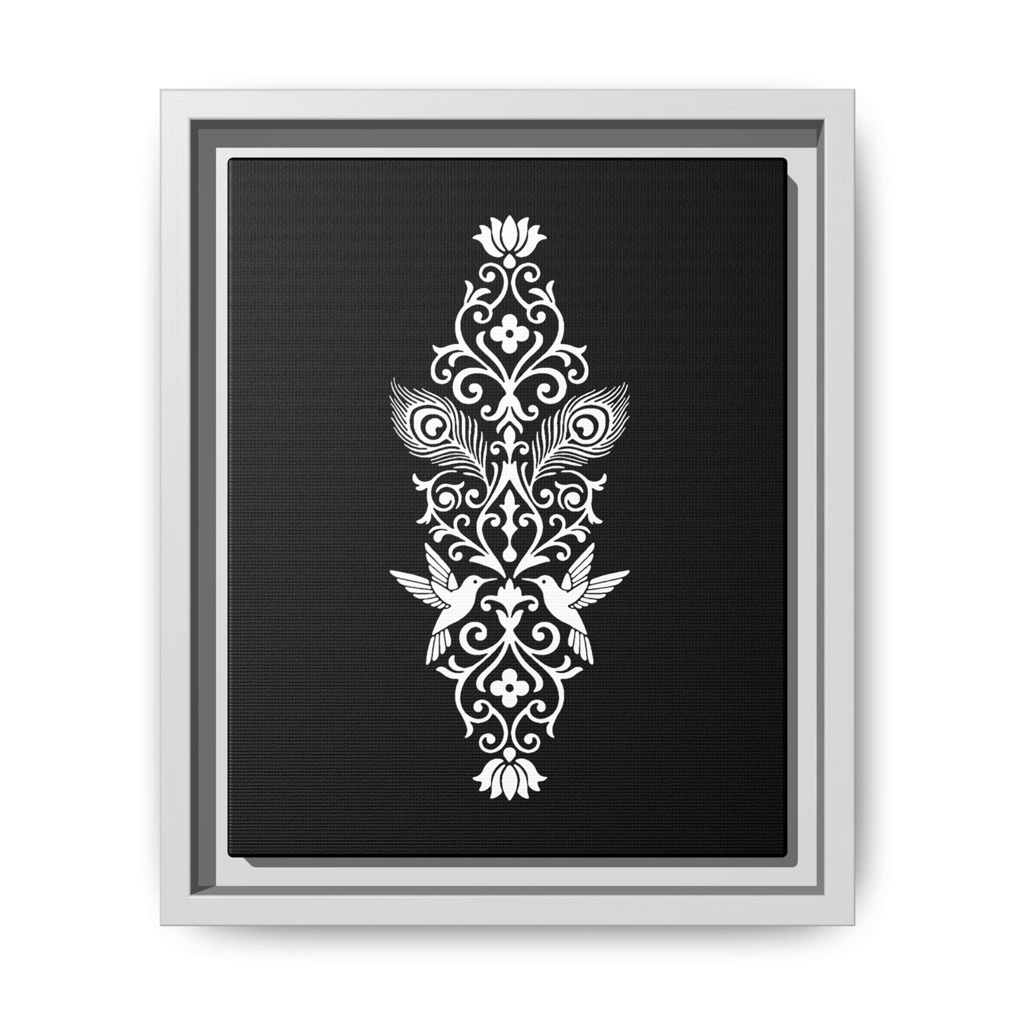 Hummingbird Soulmates - Framed Canvas