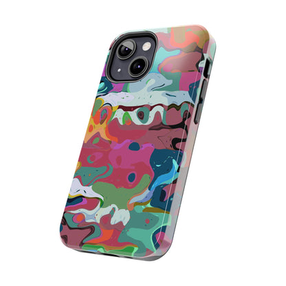 Colorful Abstract Marble - Phone Case